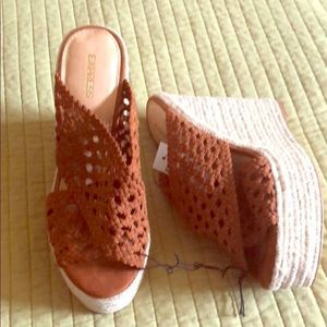 Express sandals never been worn